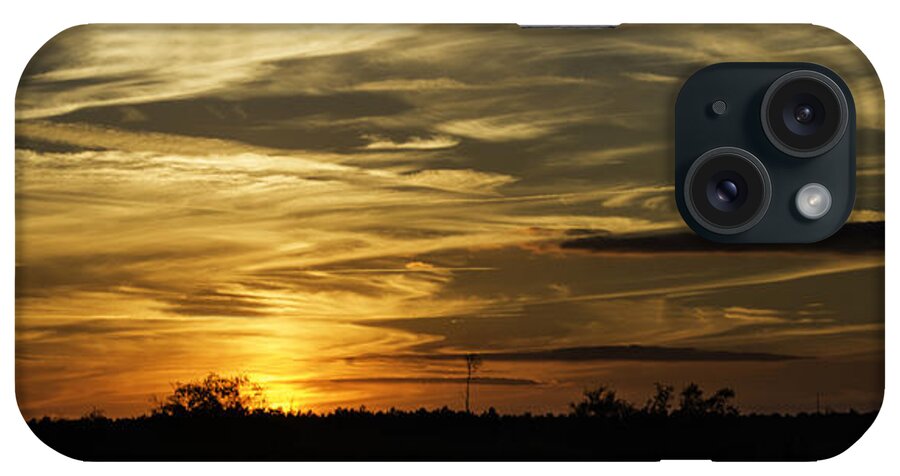 Sunset iPhone Case featuring the photograph Sunset in the Forest by Judy Hall-Folde