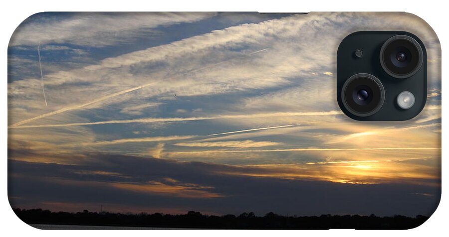 Sun iPhone Case featuring the photograph Sunset Light Show by Joetta Beauford