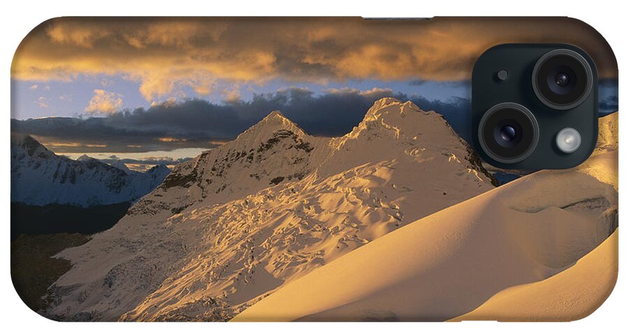 Feb0514 iPhone Case featuring the photograph Sunset On Chinchey Massif Peru by Grant Dixon