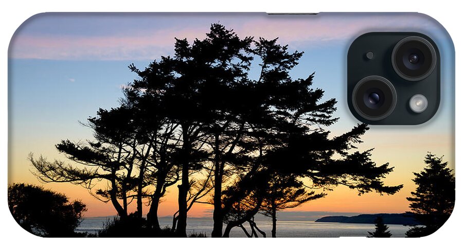 America iPhone Case featuring the photograph Sunset Over Puget Sound, From Admiralty by John Shaw