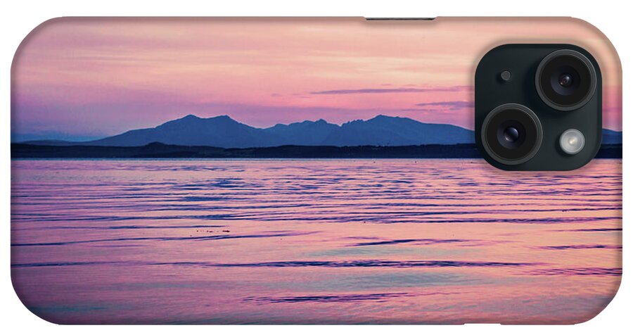 Scenics iPhone Case featuring the photograph Sunset Over The Isle Of Arran, Scotland by Vwb Photos