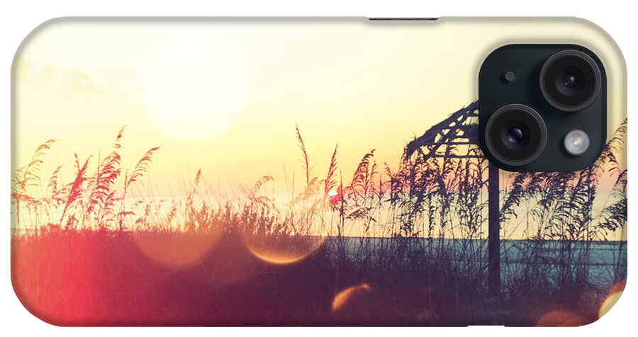 Florida iPhone Case featuring the photograph Sunset Palm III by Chris Andruskiewicz