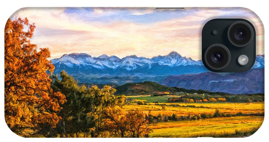 Autum iPhone Case featuring the digital art Sunset View by Rick Wicker
