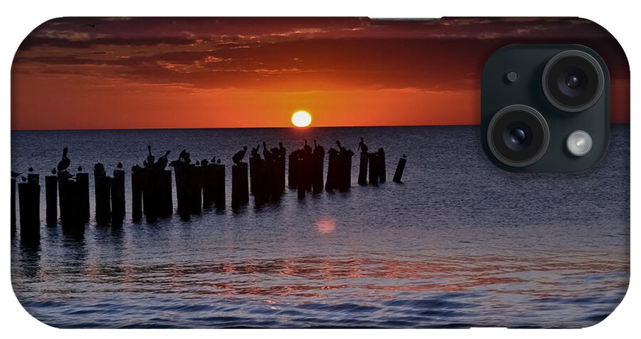Sunset iPhone Case featuring the photograph Sunset...Naples Style by Melanie Moraga