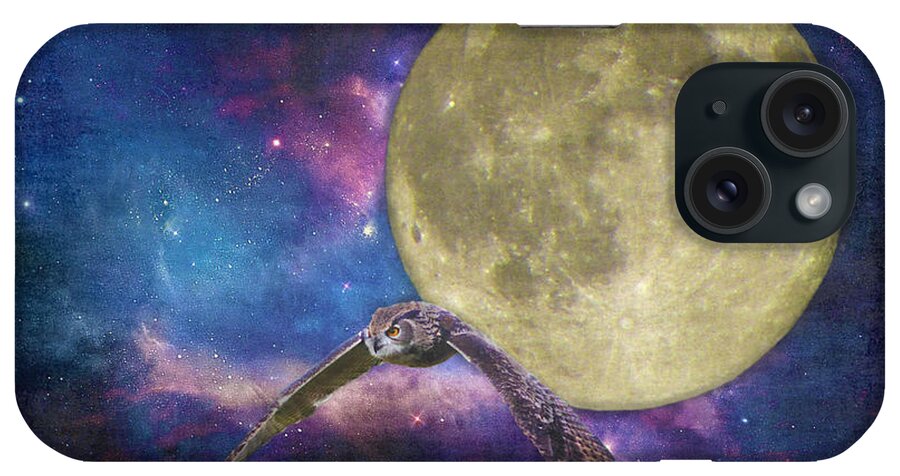 Super Moon iPhone Case featuring the photograph Super Moon Abstract by Sandi OReilly