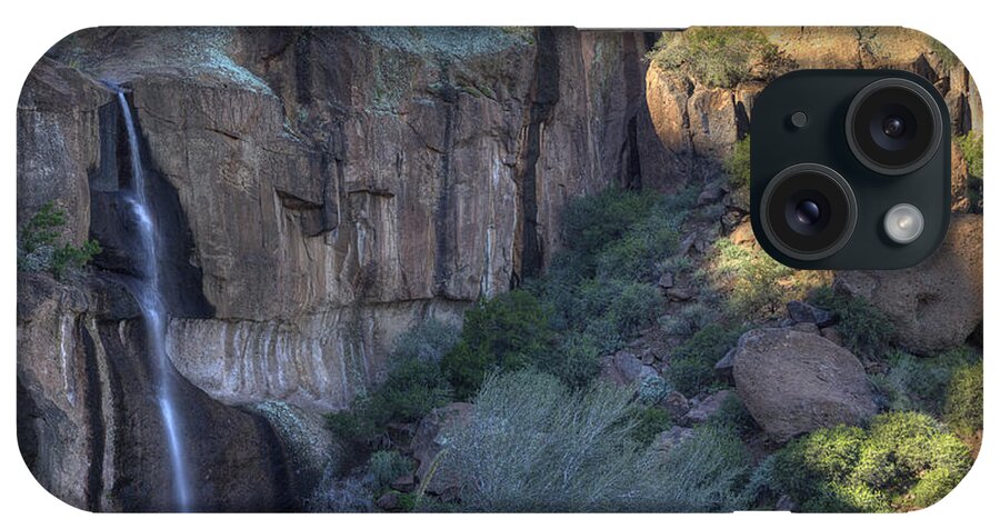 Superstition iPhone Case featuring the photograph Superstition Falls by Sue Cullumber