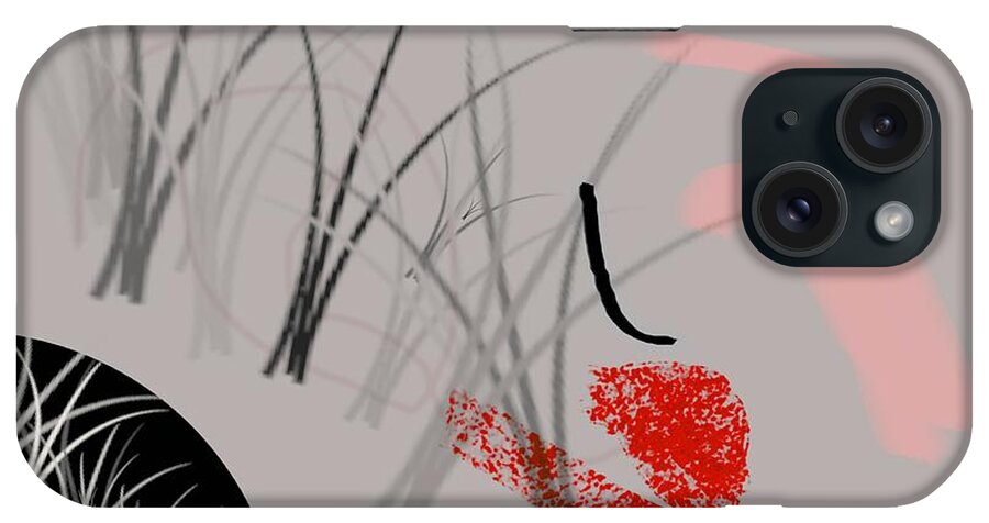 Abstract iPhone Case featuring the photograph Survival by Diana Angstadt