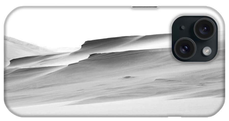 Sand iPhone Case featuring the photograph Swiftly Moving Dunes by Adria Trail