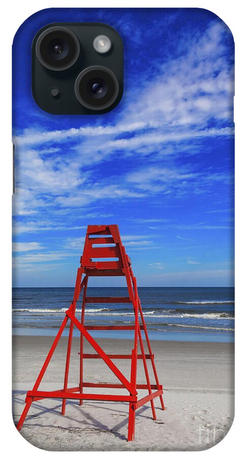 Jacksonville Beach iPhone Case featuring the photograph Swim At Your Own Risk by Diane Macdonald
