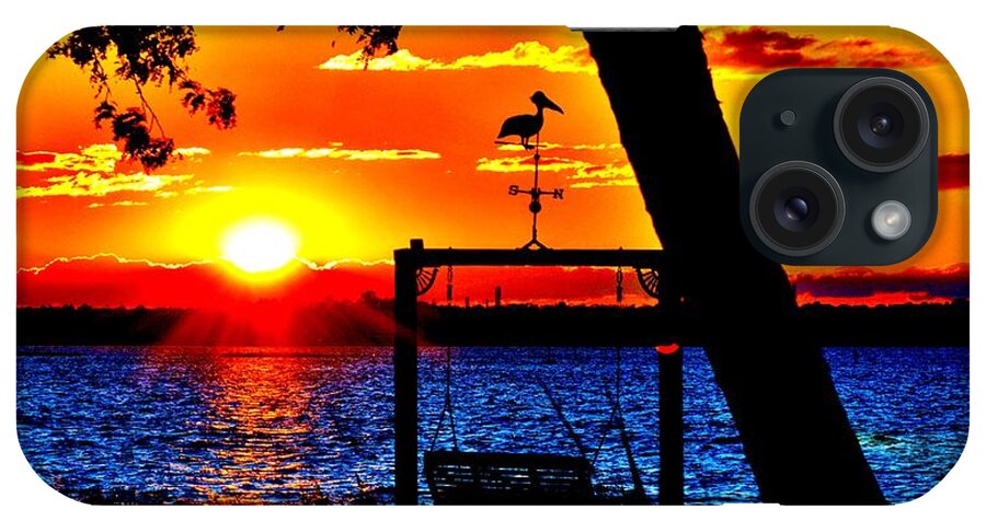 Beach Bum Pics iPhone Case featuring the photograph Swing Set by Billy Beck