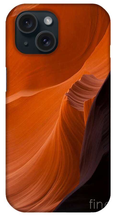 Antelope Canyon iPhone Case featuring the photograph Swirls and Peaks by Jim McCain