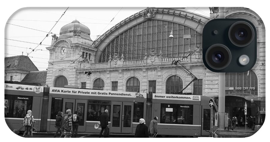 Swiss iPhone Case featuring the photograph Swiss Railway Station by Miguel Winterpacht