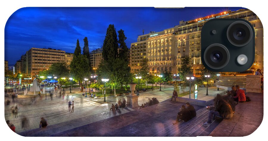 Yhun Suarez iPhone Case featuring the photograph Syntagma Square by Yhun Suarez