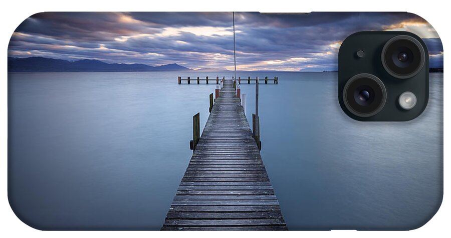 Lake iPhone Case featuring the photograph T stands for Timeless II by Dominique Dubied