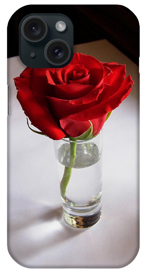 Rose iPhone Case featuring the photograph Table Rose by Joe Ownbey