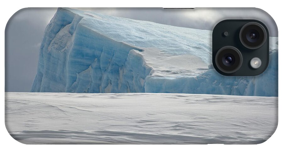 Pack Ice iPhone Case featuring the photograph Tabuar Iceberg, Antarctica by John Shaw