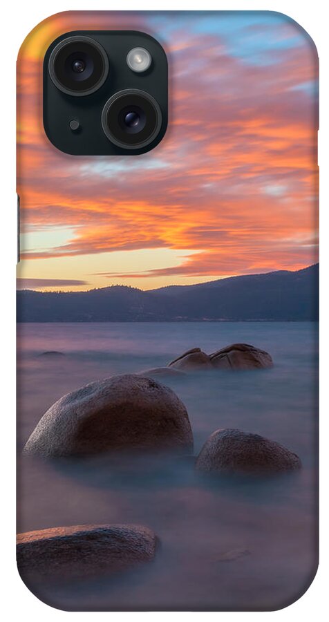 Landscape iPhone Case featuring the photograph Tahoe Burning by Jonathan Nguyen