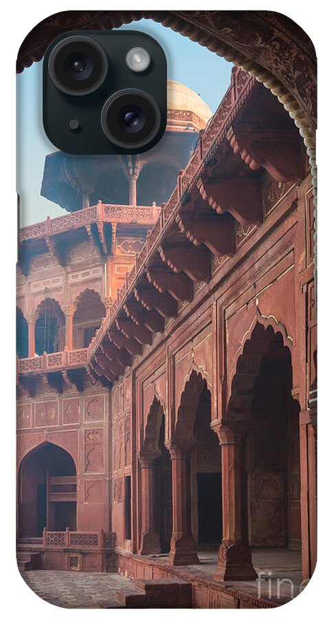 Agra iPhone Case featuring the photograph Taj Mahal Jawab by Inge Johnsson