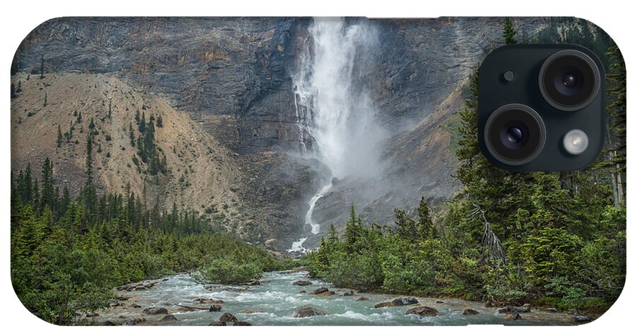 British Columbia iPhone Case featuring the photograph Takakkaw Falls by Carrie Cole