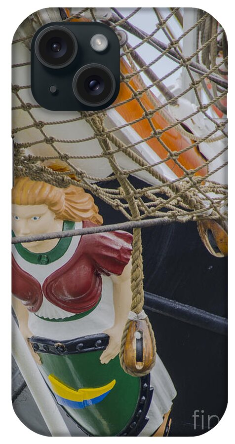 Tall Ships iPhone Case featuring the photograph Tall Ship Gunilla Masthead by Dale Powell
