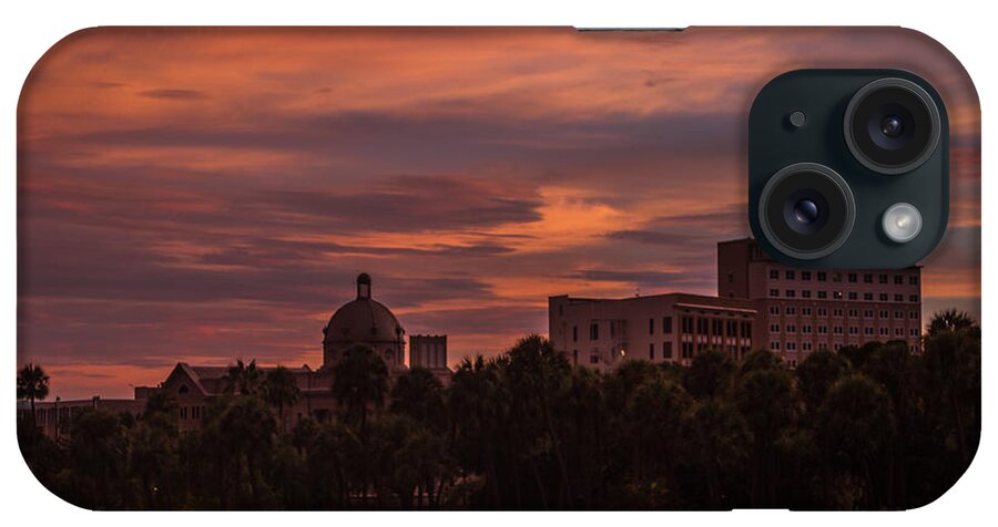 Florida iPhone Case featuring the photograph Tampa sunset by Jane Luxton