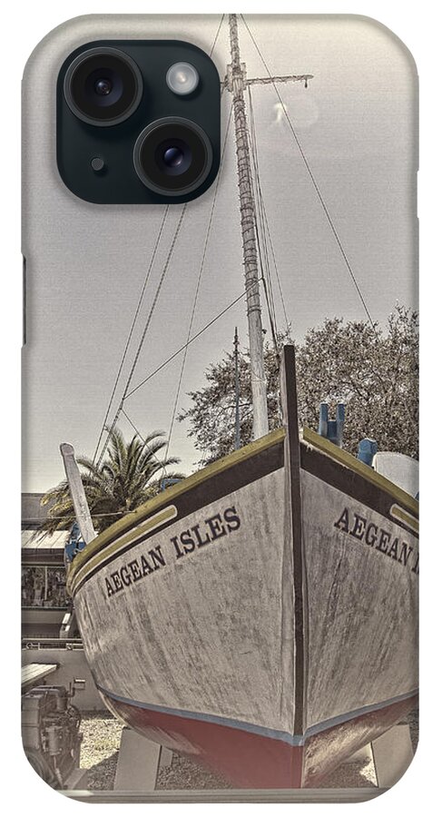Tarpon Springs iPhone Case featuring the photograph Tarpon Springs Sponge Boat by Bill Barber