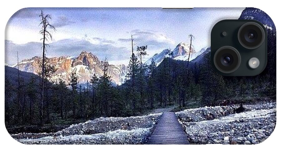 Canada iPhone Case featuring the photograph #tbt Last #summer #hiking & #exploring by Cody Haskell