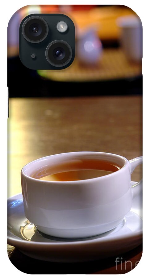 Tea iPhone Case featuring the photograph Tea at the Shop by Olivier Le Queinec