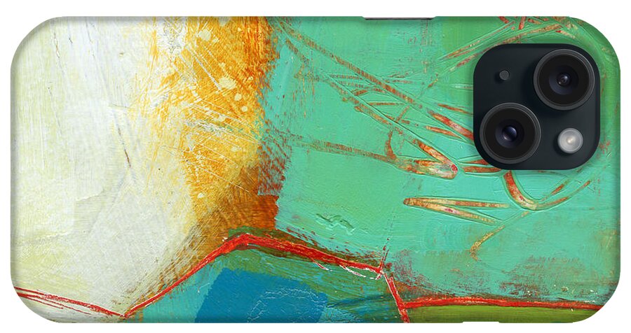 4x4 iPhone Case featuring the painting Teeny Tiny Art 110 by Jane Davies