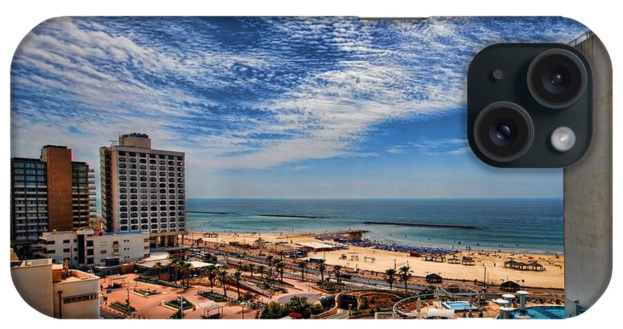 Israel iPhone Case featuring the photograph Tel Aviv summer time by Ron Shoshani
