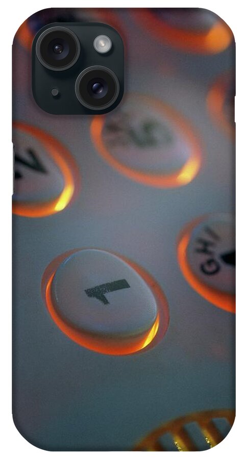 Numbers iPhone Case featuring the photograph Telephone Keypad by Chris Knapton/science Photo Library