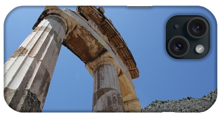  iPhone Case featuring the photograph Temple of Athena by Maxine Kamin
