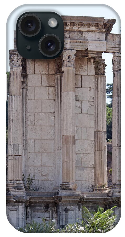 Roman Forum iPhone Case featuring the photograph Temple of Vesta by Ivete Basso Photography