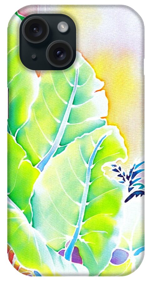 Evening Light iPhone Case featuring the painting Tender evening by Hisayo OHTA