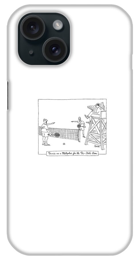 Tennis As A Metaphore For The Tri-state Area iPhone Case