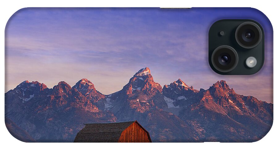 Tetons iPhone Case featuring the photograph Teton Sunrise by Darren White