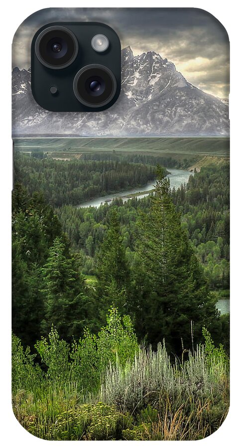 Grand Teton National Park iPhone Case featuring the photograph Teton Visions by Ryan Smith
