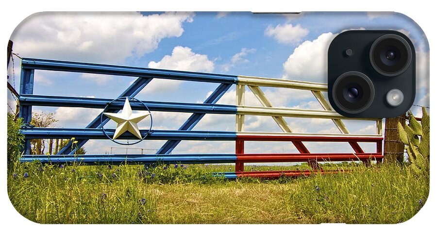 Texas iPhone Case featuring the photograph Texas Gate by John Babis