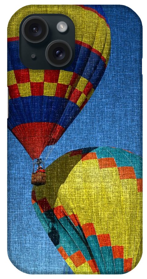 Hot Air Balloons Photographs iPhone Case featuring the photograph Texas on top by Ricardo Dominguez
