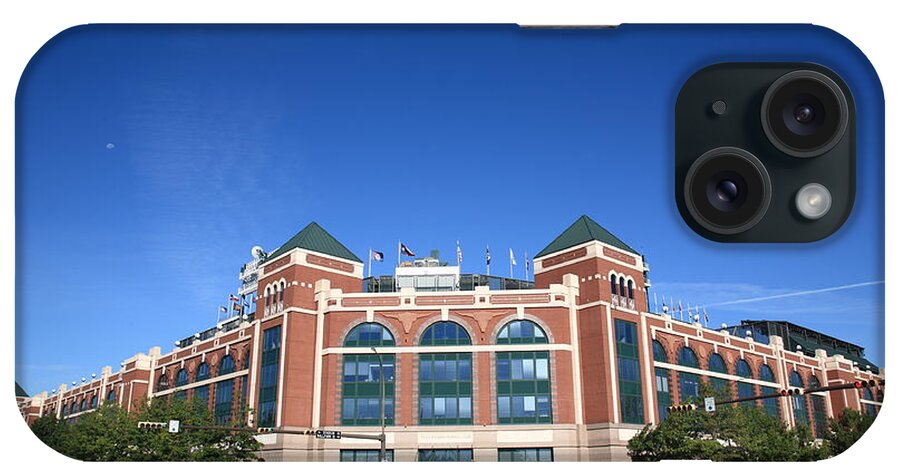 America iPhone Case featuring the photograph Texas Rangers Ballpark in Arlington by Frank Romeo