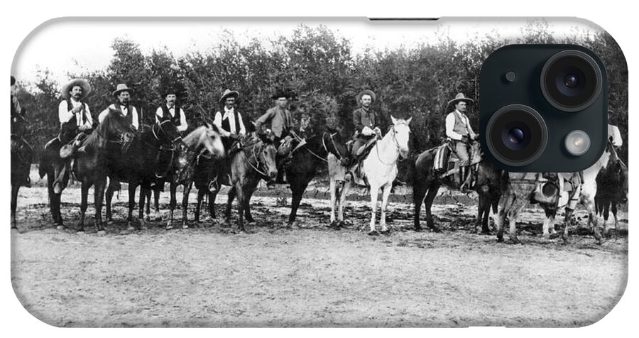 1880s iPhone Case featuring the photograph Texas Rangers by Underwood Archives