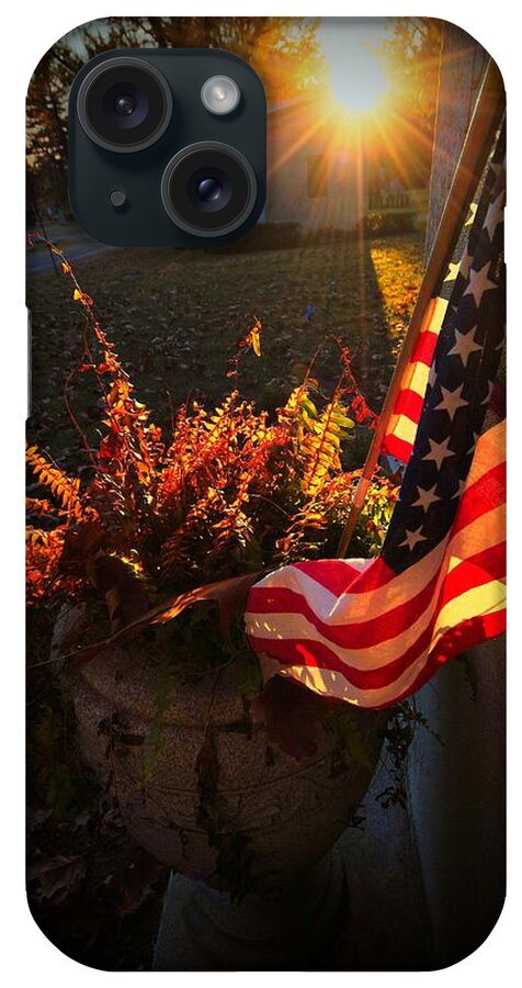 Patriotic iPhone Case featuring the photograph Thank You For Serving by Robert McCubbin