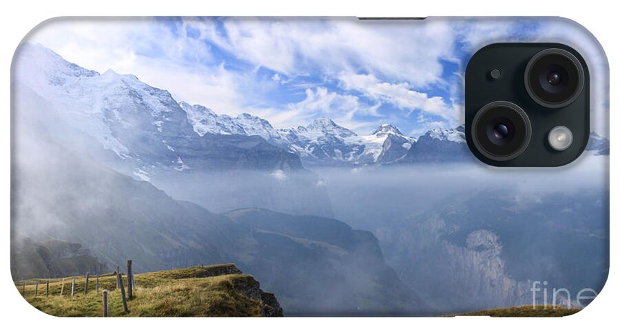 Grindelwald Switzerland iPhone Case featuring the photograph The Alps by Mina Isaac