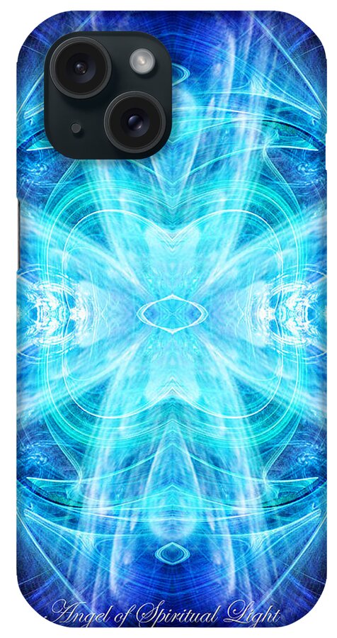 Angel iPhone Case featuring the digital art The Angel of Spiritual Light by Diana Haronis