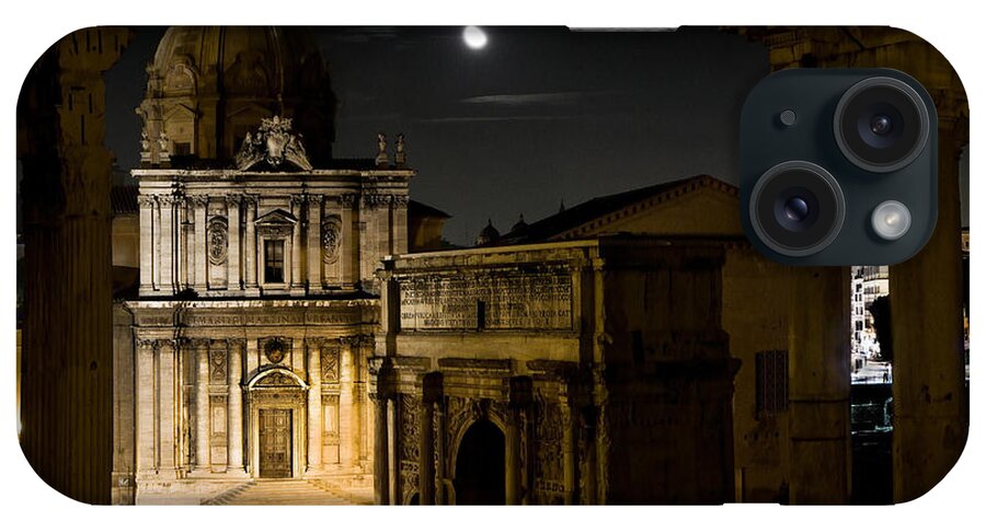 Rome iPhone Case featuring the photograph The Arch of Septimius Severus by Weston Westmoreland