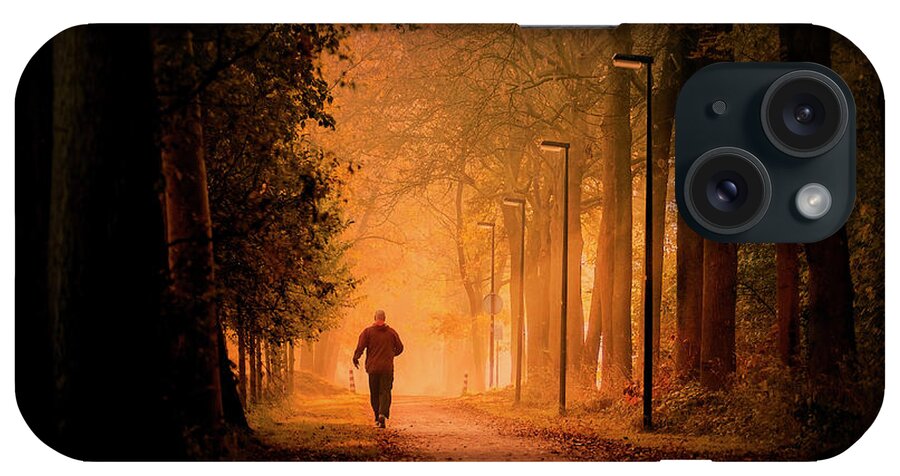 Dawn iPhone Case featuring the photograph The Autumn Run by Bob Van Den Berg Photography