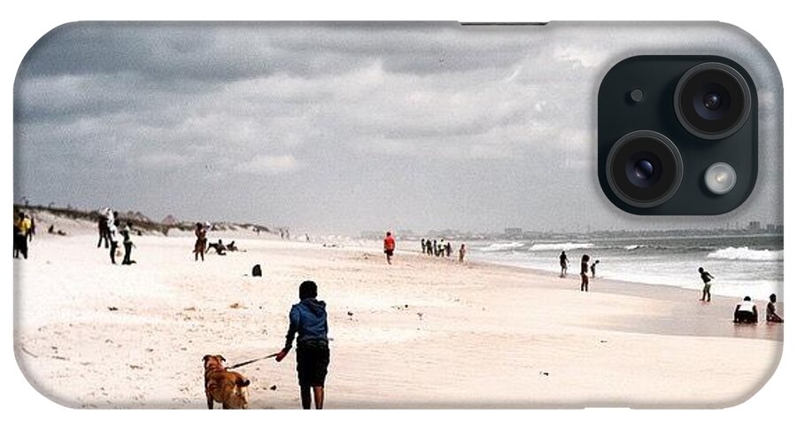 Boy iPhone Case featuring the photograph The Boy And His Best Friend, South by Aleck Cartwright