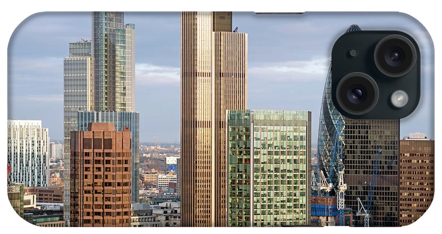Corporate Business iPhone Case featuring the photograph The City Of London by Majaiva