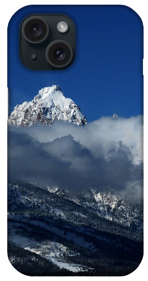 Grand Teton iPhone Case featuring the photograph The Clearing Storm by Raymond Salani III