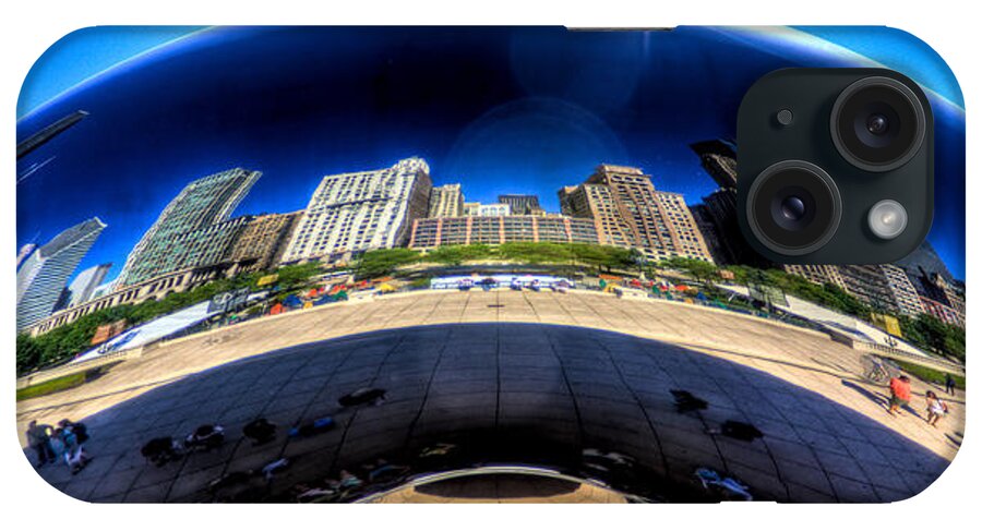 Cloud Gate iPhone Case featuring the photograph The Cloud Gate by Jonny D